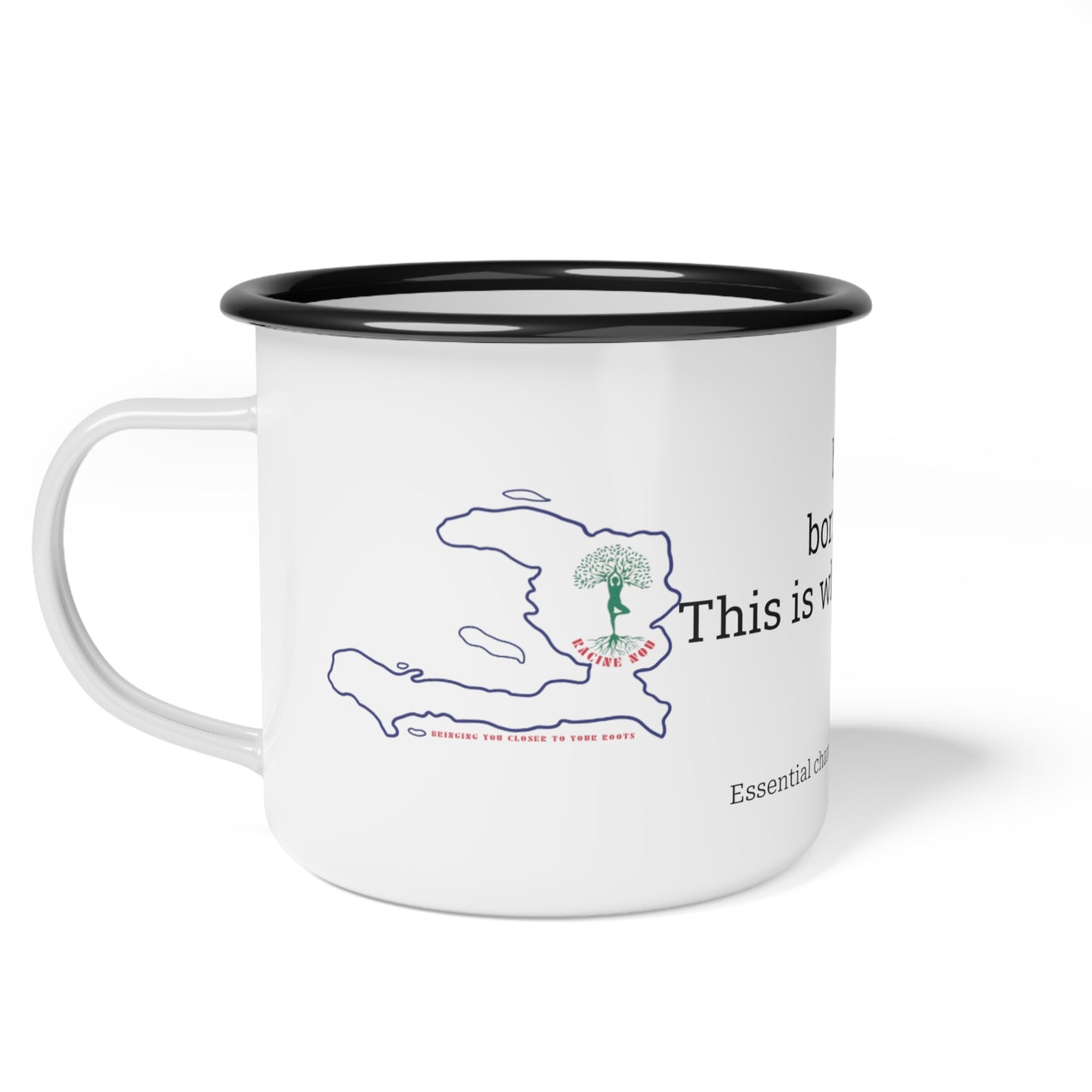 Haïtian Proverb Enamel Mug