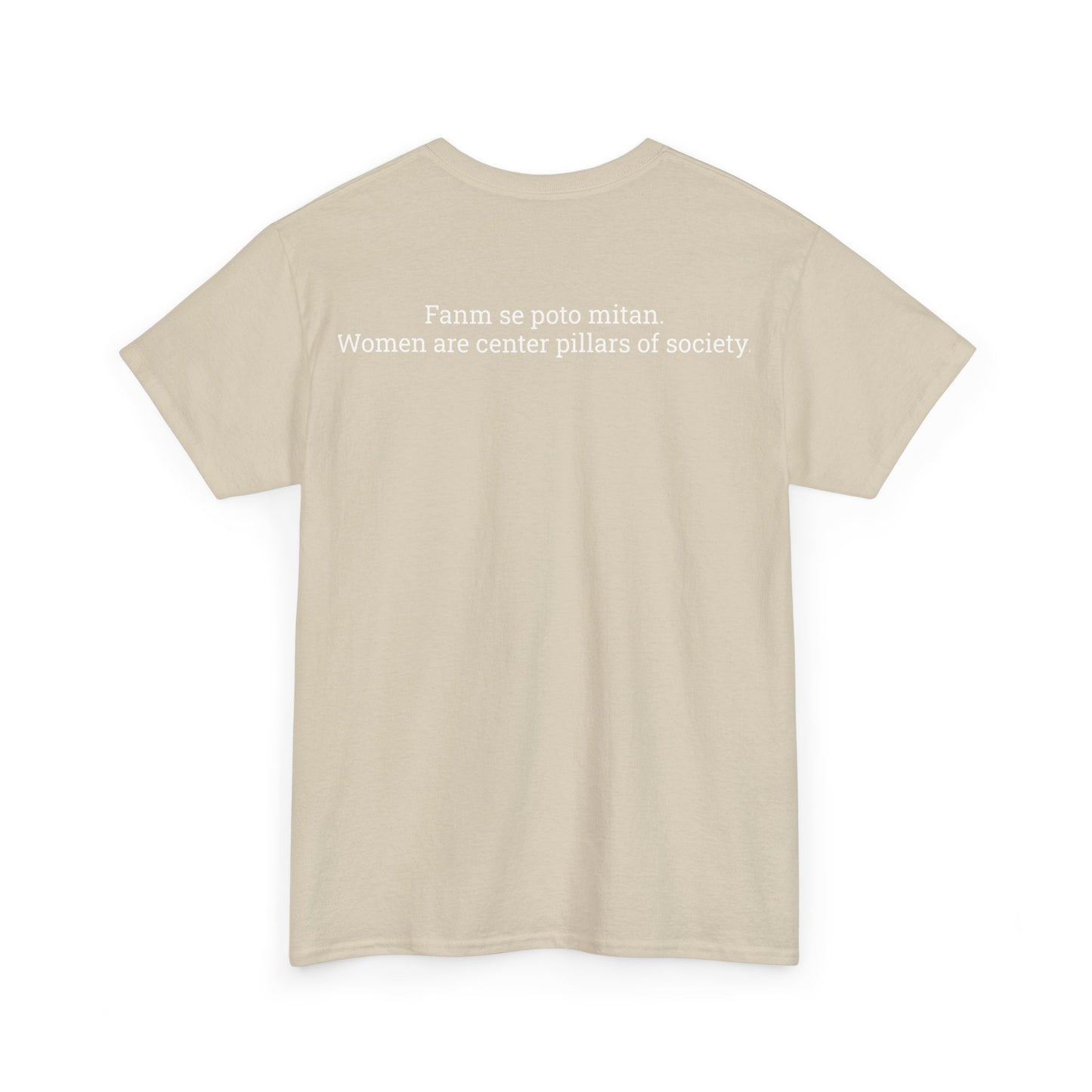 Fanm Ayisyèn se TREZÒ (Haïtian Women are TREASURES) Cotton Tee