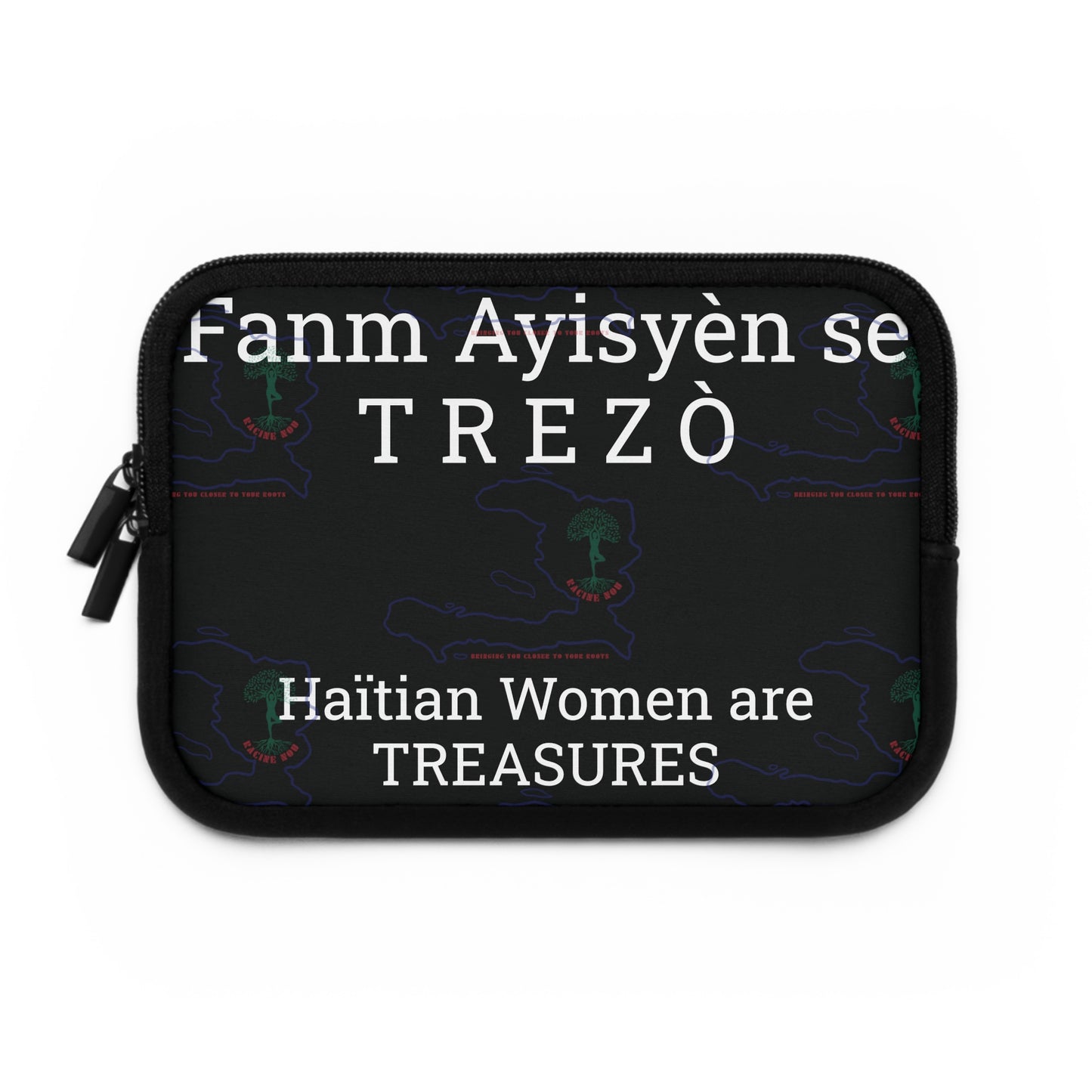 Fanm Ayisyèn se TREZÒ Laptop Sleeve