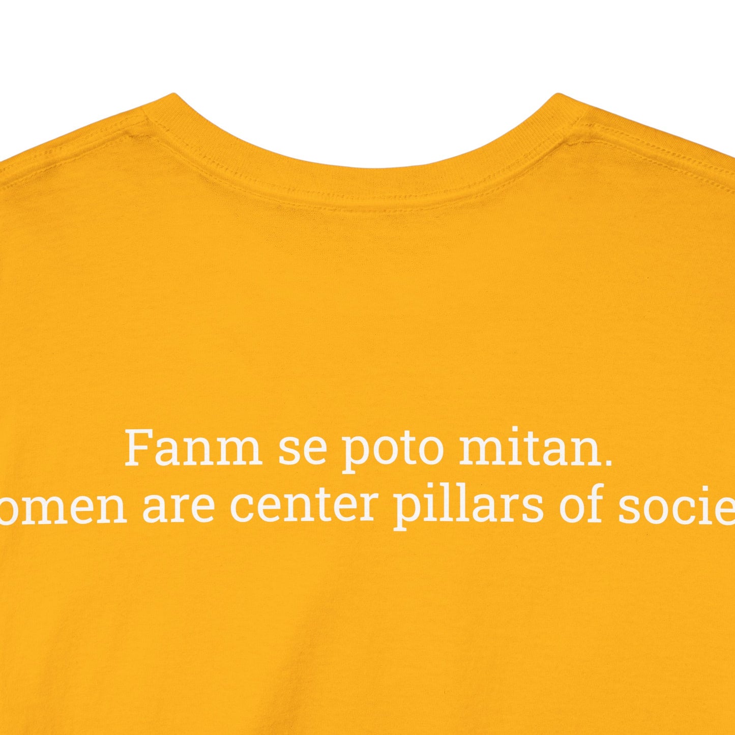 Fanm Ayisyèn se TREZÒ (Haïtian Women are TREASURES) Cotton Tee