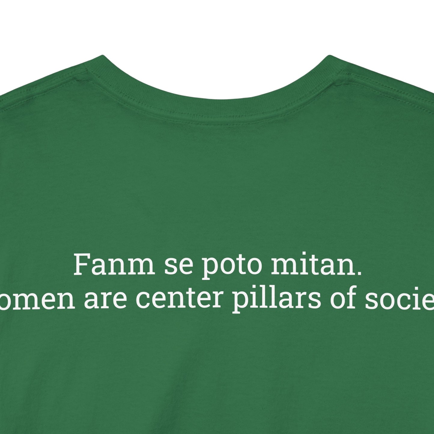 Fanm Ayisyèn se TREZÒ (Haïtian Women are TREASURES) Cotton Tee