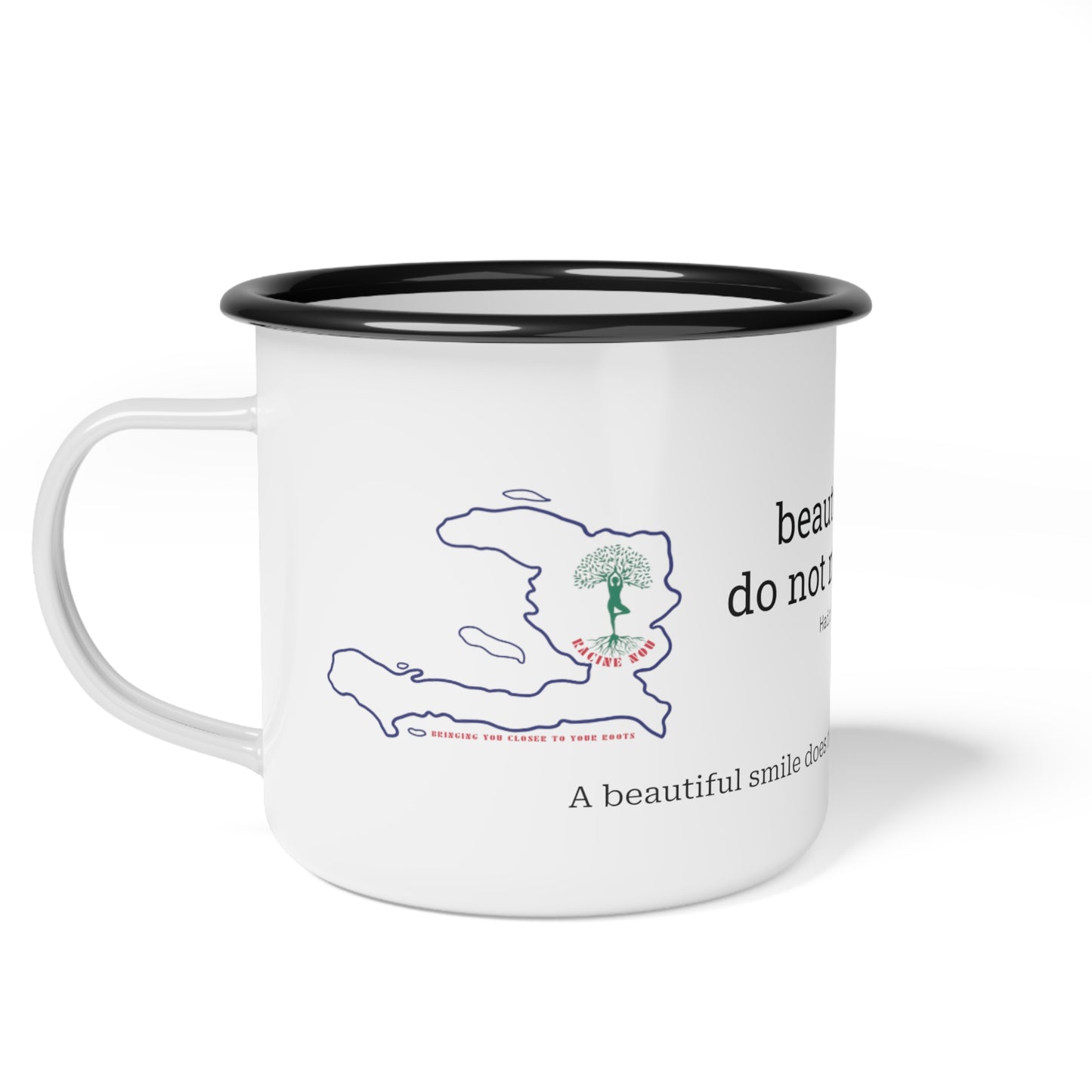 Haïtian Proverb Enamel Mug