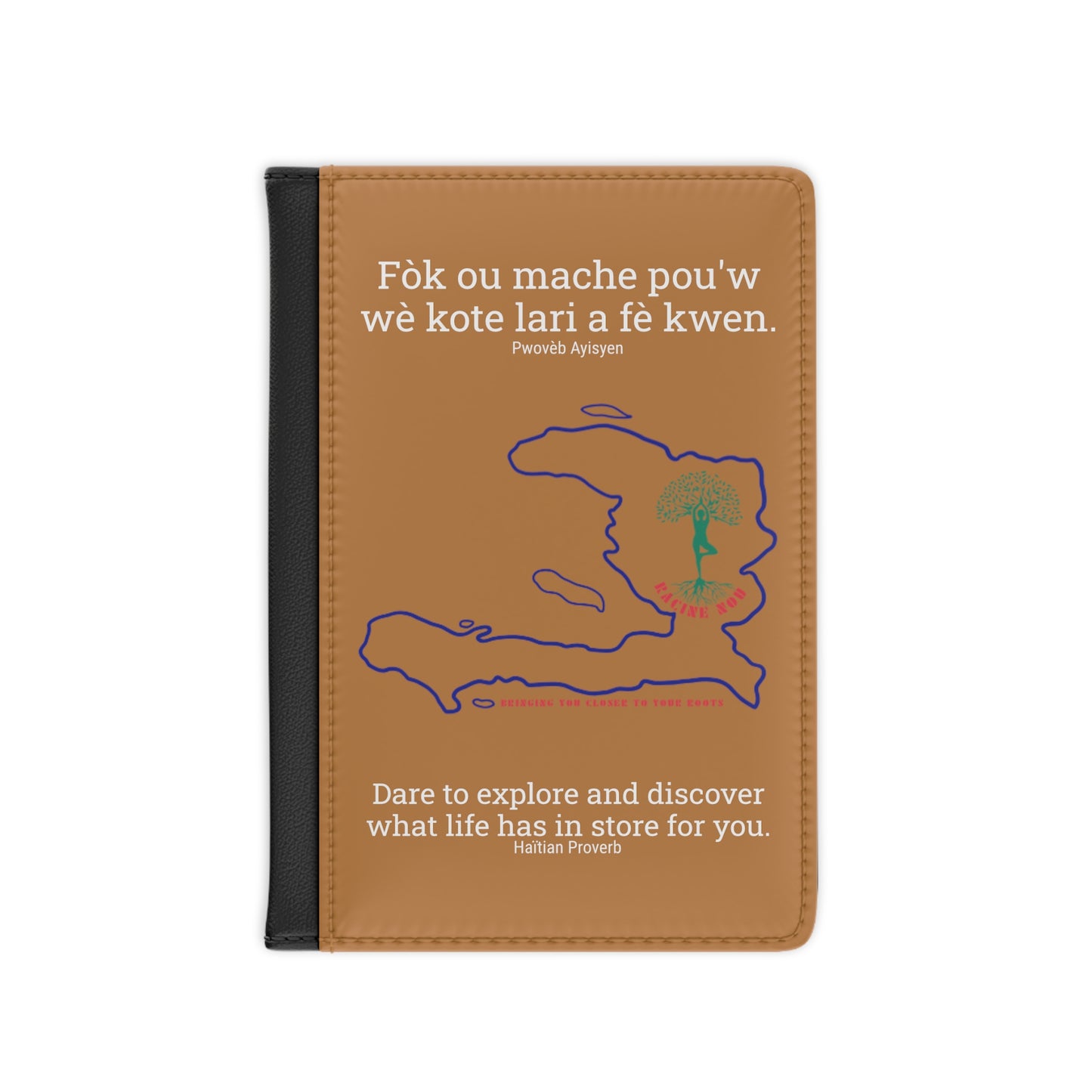 Pwovèb Ayisyen (Haïtian Proverb) Passport Cover