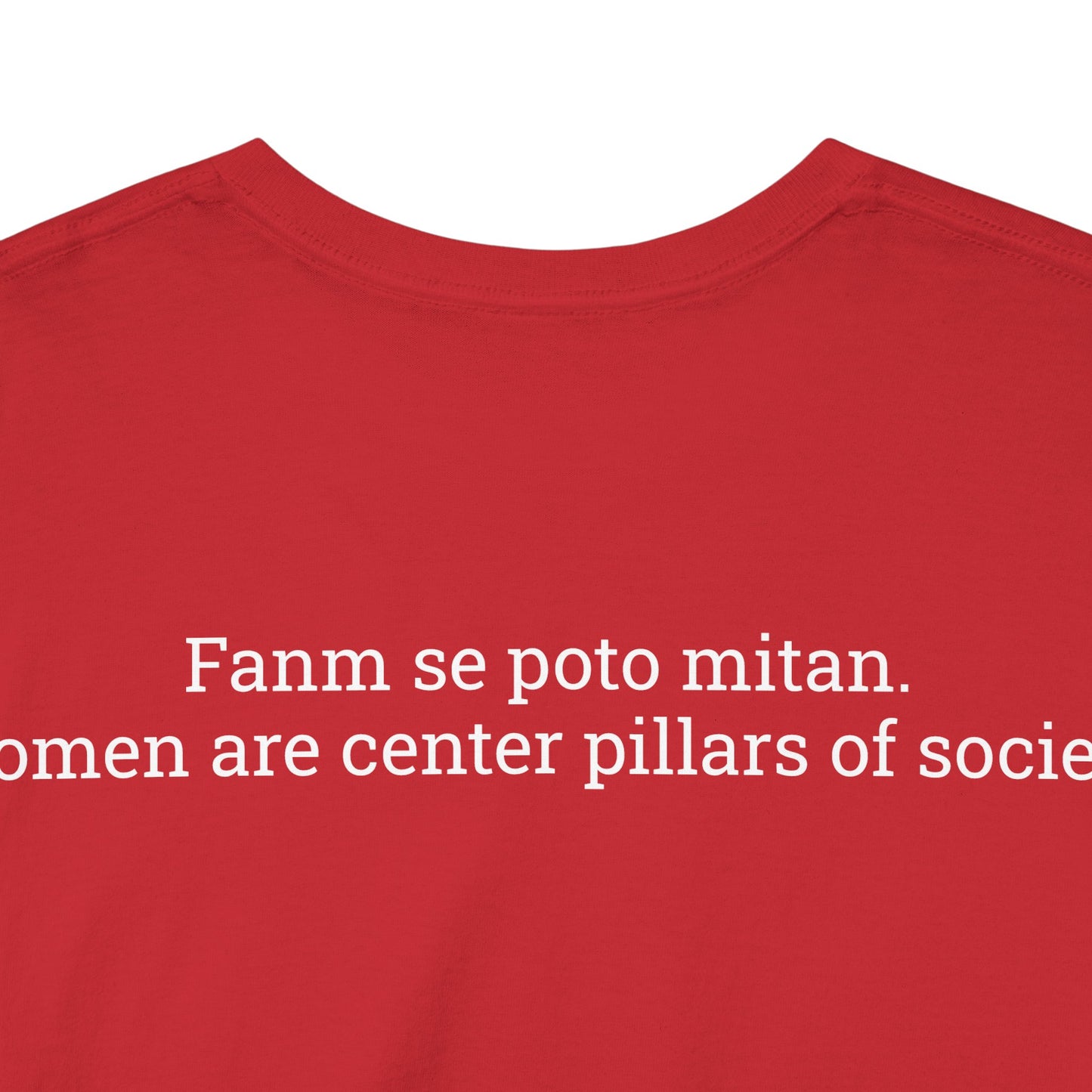 Fanm Ayisyèn se TREZÒ (Haïtian Women are TREASURES) Cotton Tee