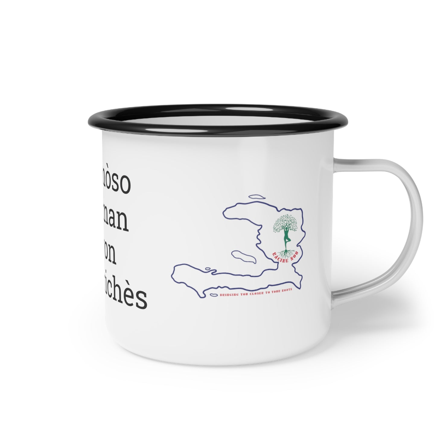 Haïtian Mothers Tass Emaye (Enamel Mug)