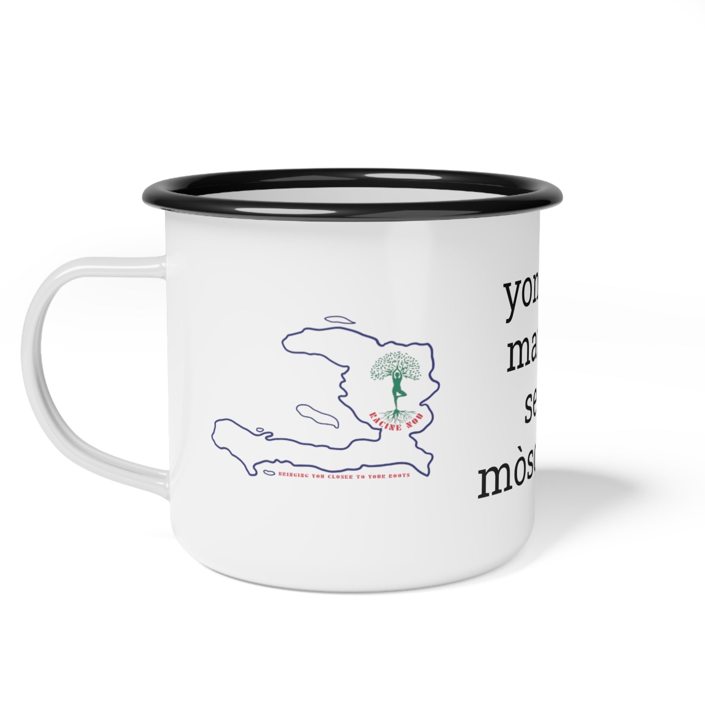 Haïtian Mothers Tass Emaye (Enamel Mug)