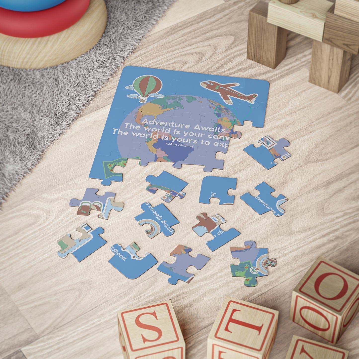 "Adventure Awaits" -  Kids' Puzzle