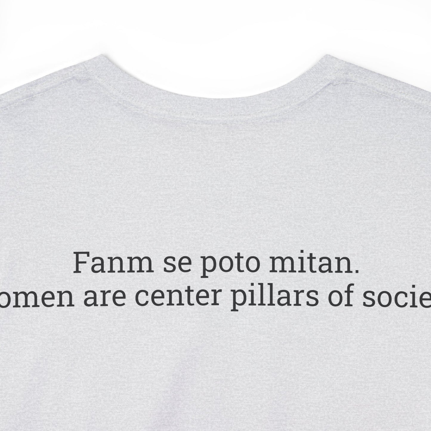 Fanm Ayisyèn se TREZÒ (Haïtian Women are TREASURES) Cotton Tee