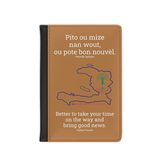 Pwovèb Ayisyen (Haïtian Proverb) Passport Cover