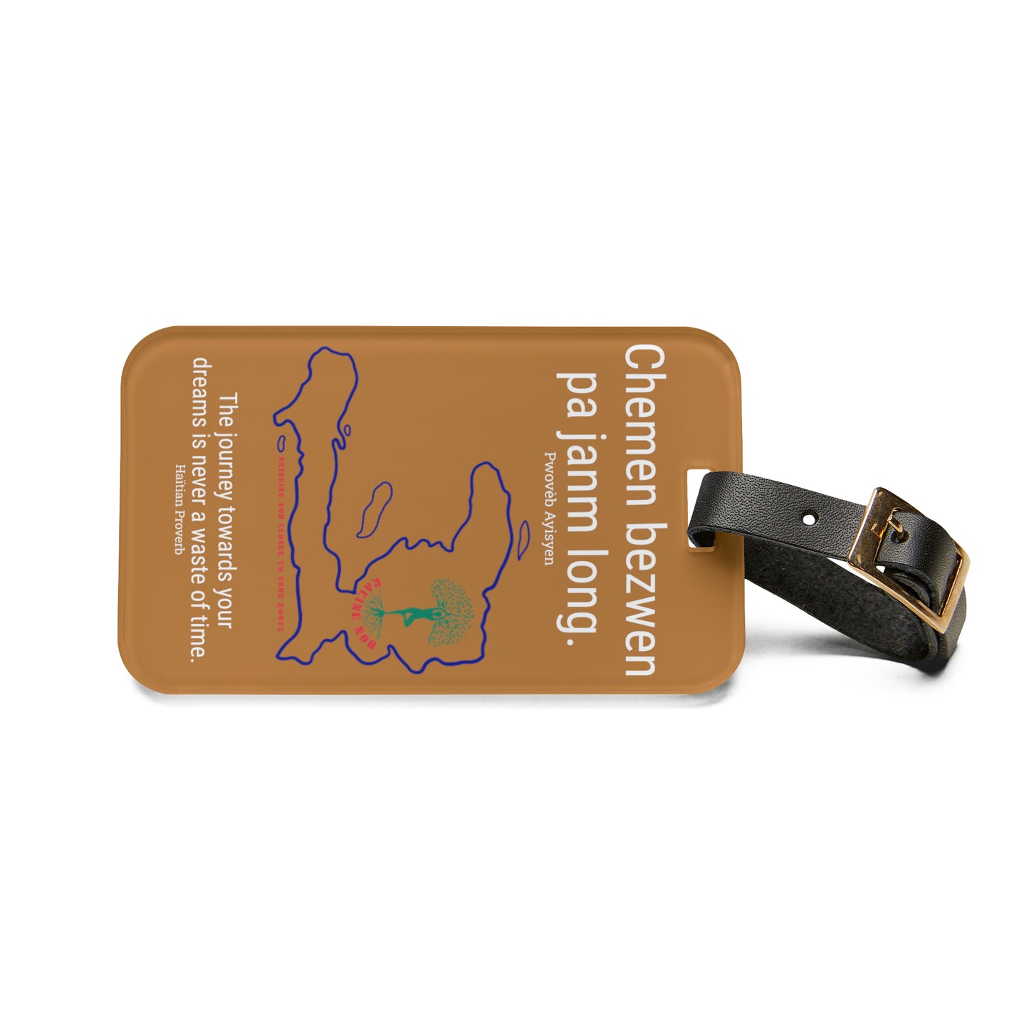 Pwovèb Ayisyen (Haïtian Proverb) Luggage Tag