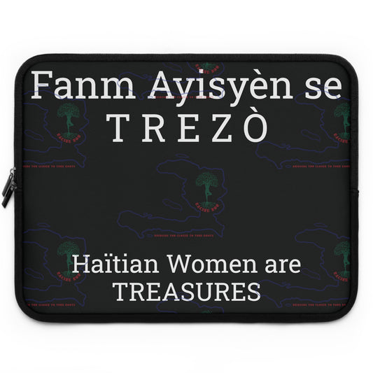 Fanm Ayisyèn se TREZÒ Laptop Sleeve