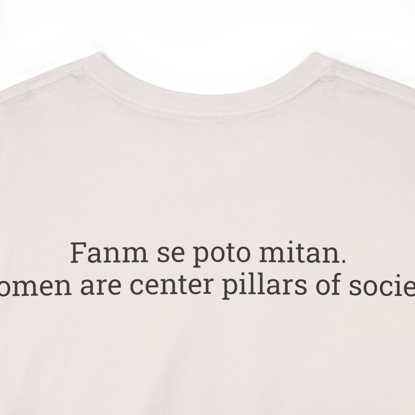 Fanm Ayisyèn se TREZÒ (Haïtian Women are TREASURES) Cotton Tee