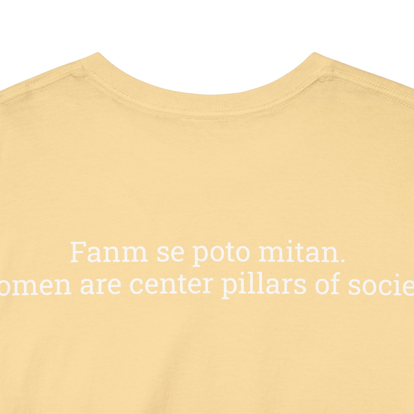 Fanm Ayisyèn se TREZÒ (Haïtian Women are TREASURES) Cotton Tee