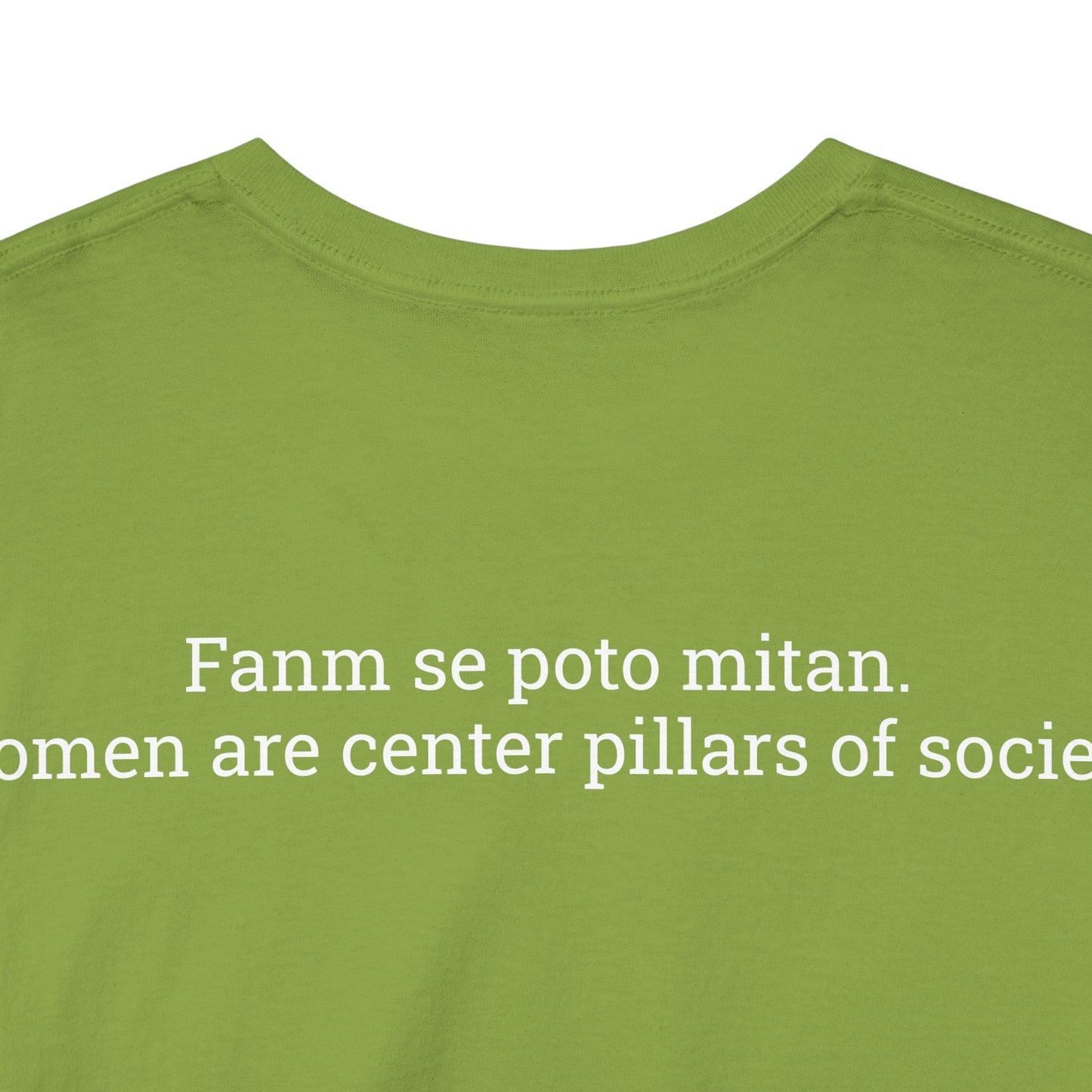 Fanm Ayisyèn se TREZÒ (Haïtian Women are TREASURES) Cotton Tee