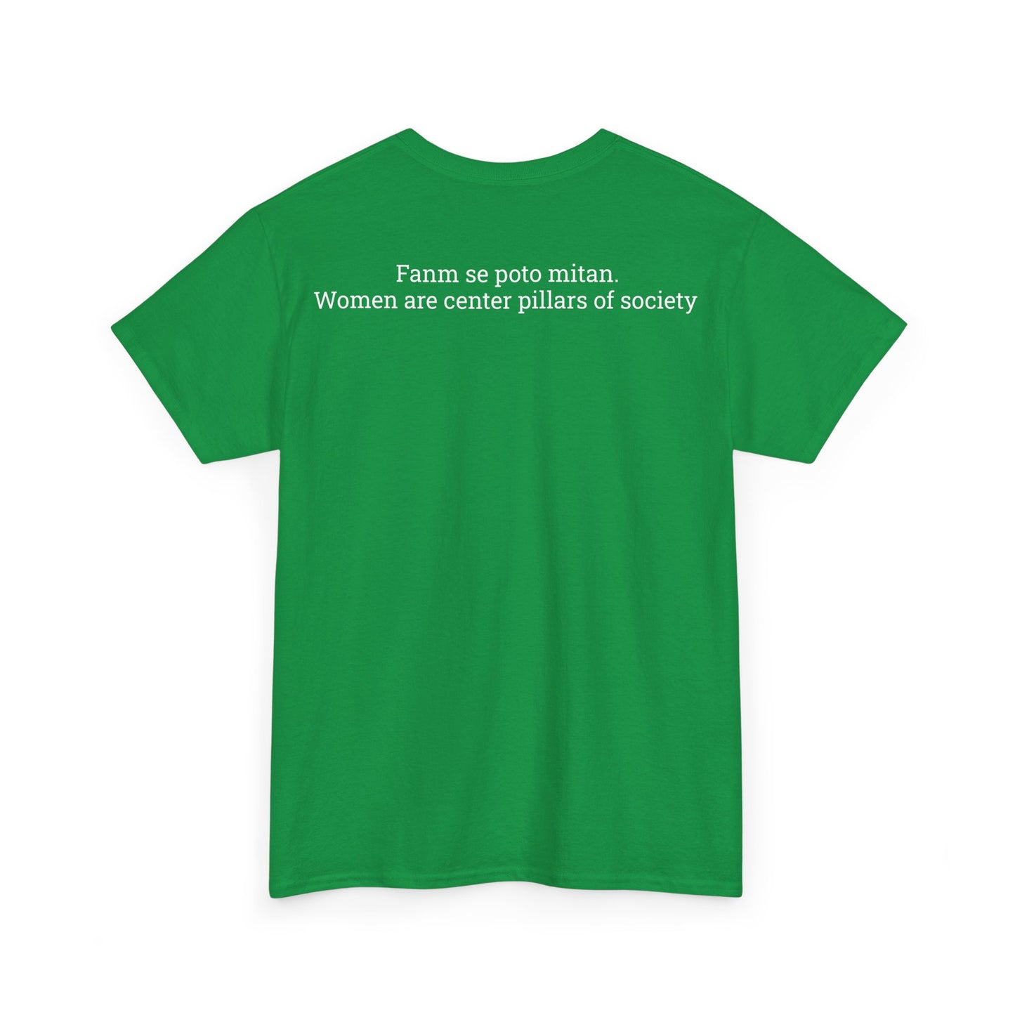 Fanm Ayisyèn se TREZÒ (Haïtian Women are TREASURES) Cotton Tee